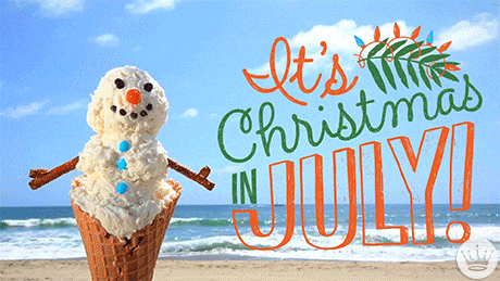 Christmas in July GIF