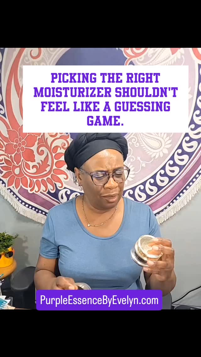 You shouldn't feel overwhelmed selecting your skincare products. There are so many choices, but you don't have to go it alone. 

I'm the aging well guide to help you.

Start with my quick skincare quiz and get personalized recommendations.  The goal is for you to age well with grace, confidence, and purpose.

#purpleessencebyevelyn #skincareeducator #agewellwithevelyn #skincareroutine #agingwellguide
