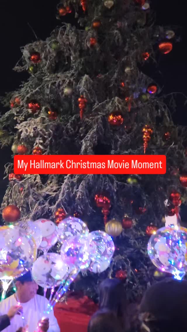 It feels like a Halllmark Christmas movie everytime. 😁

#purpleessencebyevelyn #hallmarkchristmasmovies #treelighting