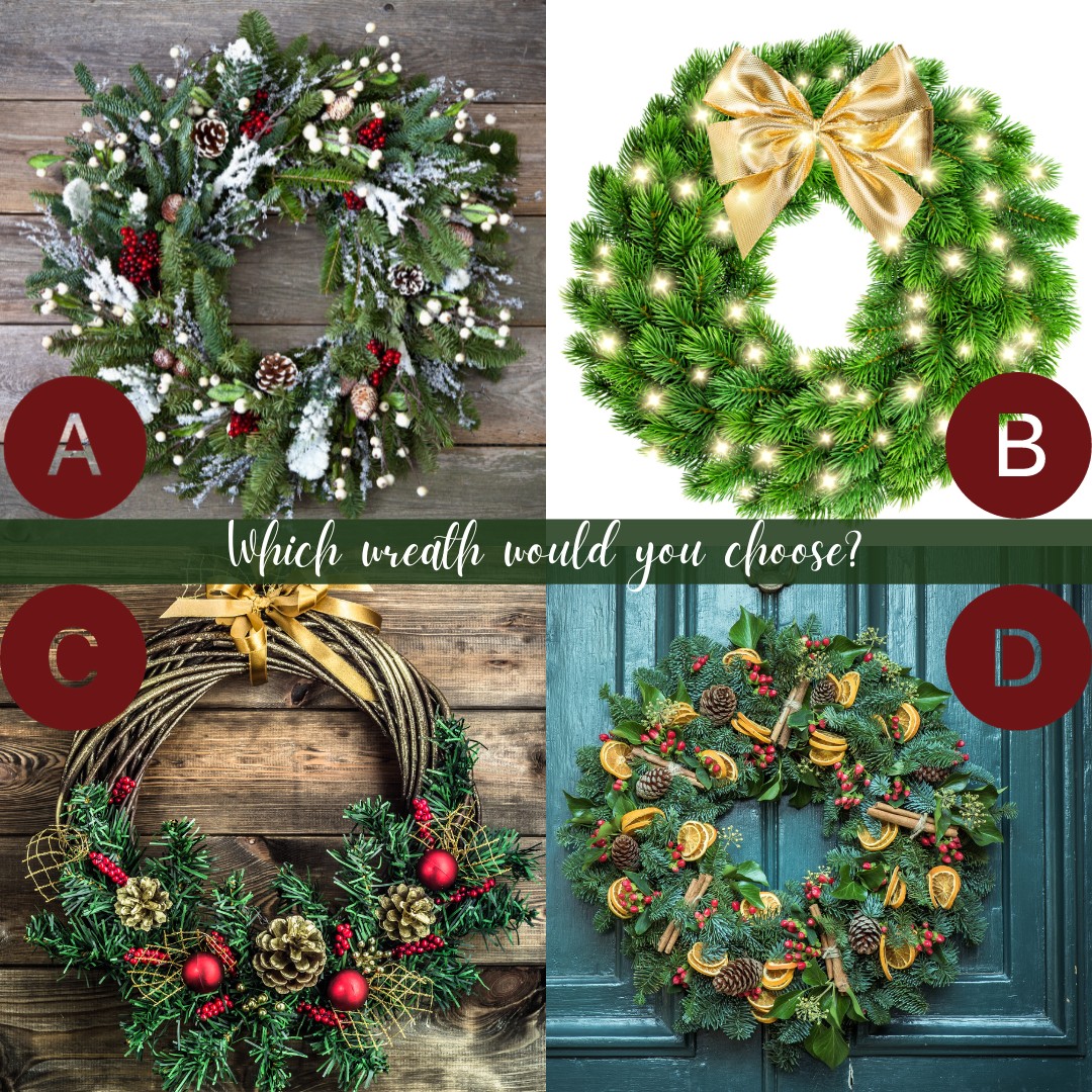 I love wreaths! From natural to prelit to ribbons and more.  Got a wreath up already? Snap a picture & show us!