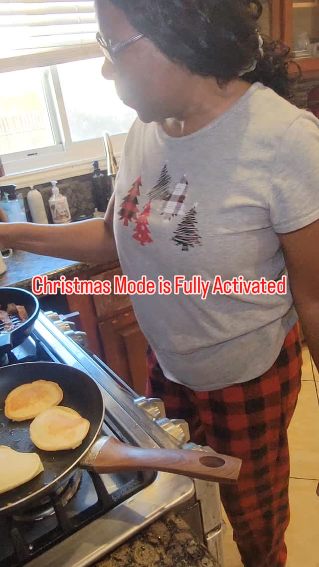 I accidentally slept in, but I'm so grateful that I didn't miss our online church service.
Afterward, I made eggnog pancakes 🥞 and bacon 🥓 while dancing to my Christmas playlist. 😁

You can check out the playlists in the Christmas Hub. The link is in the bio.

How's your Sunday?

#PurpleEssenceByEvelyn #ChristmasHub #EggnogPancakes #Bacon #OnlineChurch #ChristmasSong