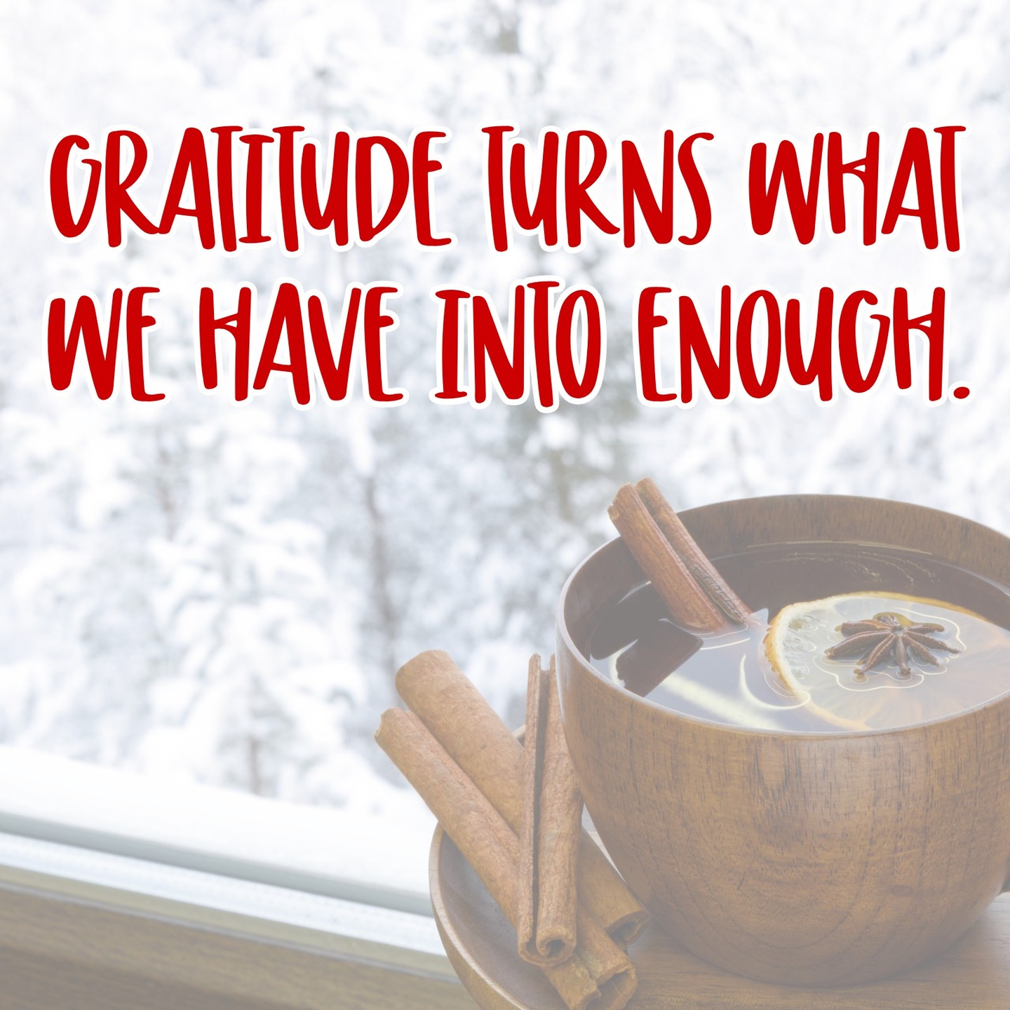 Soooo true! An attitude of gratitude truly makes a difference!