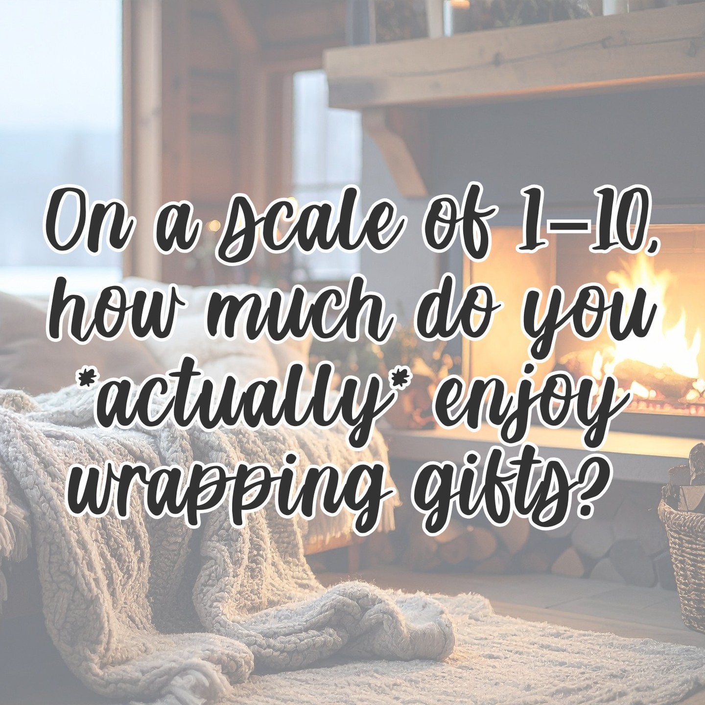 How would you rate the task of wrapping gifts?