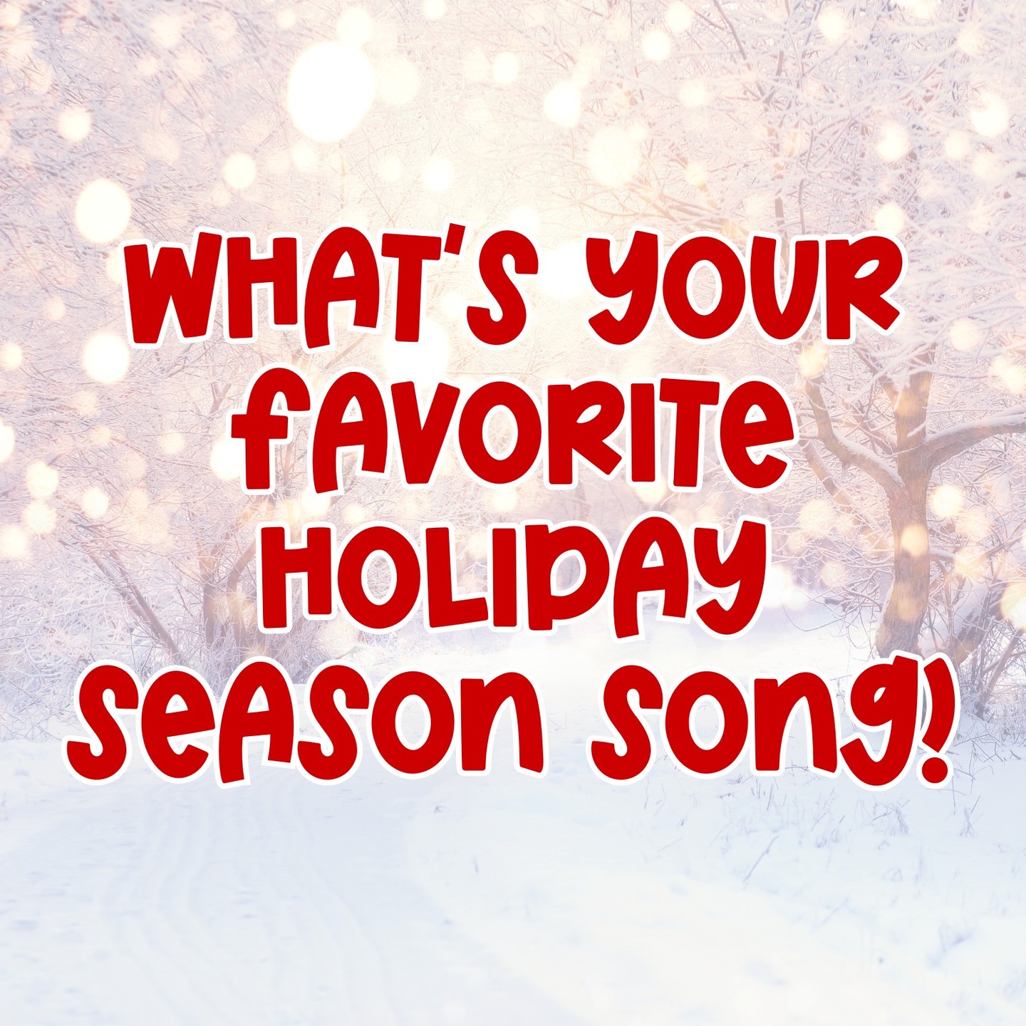 What's your favorite song this holiday season?