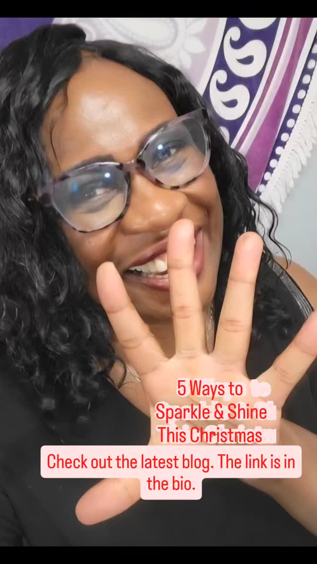 Besides the joy and excitement, Christmas can lead to stress and heartache. 

This year, walk into day with intentionality. Decide to sparkle and shine this Christmas.

Read the full blog on my website. Select the BLOG tab in my bio link.

#PurpleEssenceByEvelyn #ChristmasSelfcare #SparkleAndShine #BlogPost #SelfcareForWomen #WomenOver40