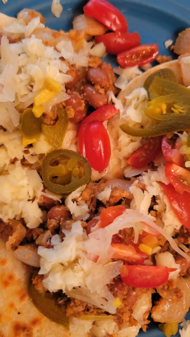 Healthy eating doesn’t mean giving up the foods you love. 💜

Tonight, my daughter made tacos… but instead of ground meat, she used walnuts! 🌮

And honestly? I was surprised at how delicious they were.

As I continue focusing on aging well and feeling my best, I’m learning that small food swaps can make a difference. Healthy eating doesn’t have to feel restrictive or boring. Sometimes, it simply means trying something new while still enjoying the foods you love.

Would you try walnut tacos? 😊

#HealthyEatingOver40 #AgingWell #WellnessOver40 #HealthyLifestyle #SimpleHealthySwaps