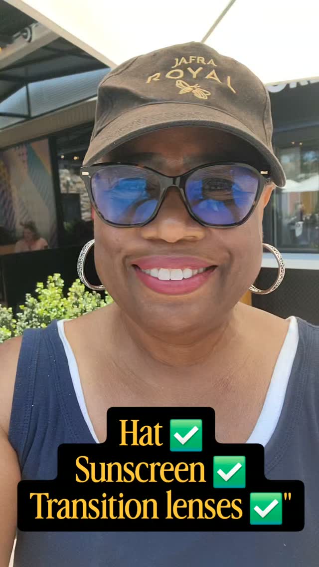 Sun care isn't just sunscreen — it's the whole routine 🧢🕶️☀️ 

My hat blocks the rays, my sunscreen is non-negotiable, and these transition lenses adjust on the go so my eyes are protected, too. 

Are you over 40 and still figuring out the best ways to protect your skin?  I can help you fill in the gaps. 

Follow for more anti-aging/aging well tips.

#SunCareRoutine​ #SkincareOver40​ #WomenOver40​ #SPFprotection​ #TransitionLenses​ #SunSafety​ #AgingGracefully​ #SkincareTips​ #SummerSkincare​ #JAFRA​