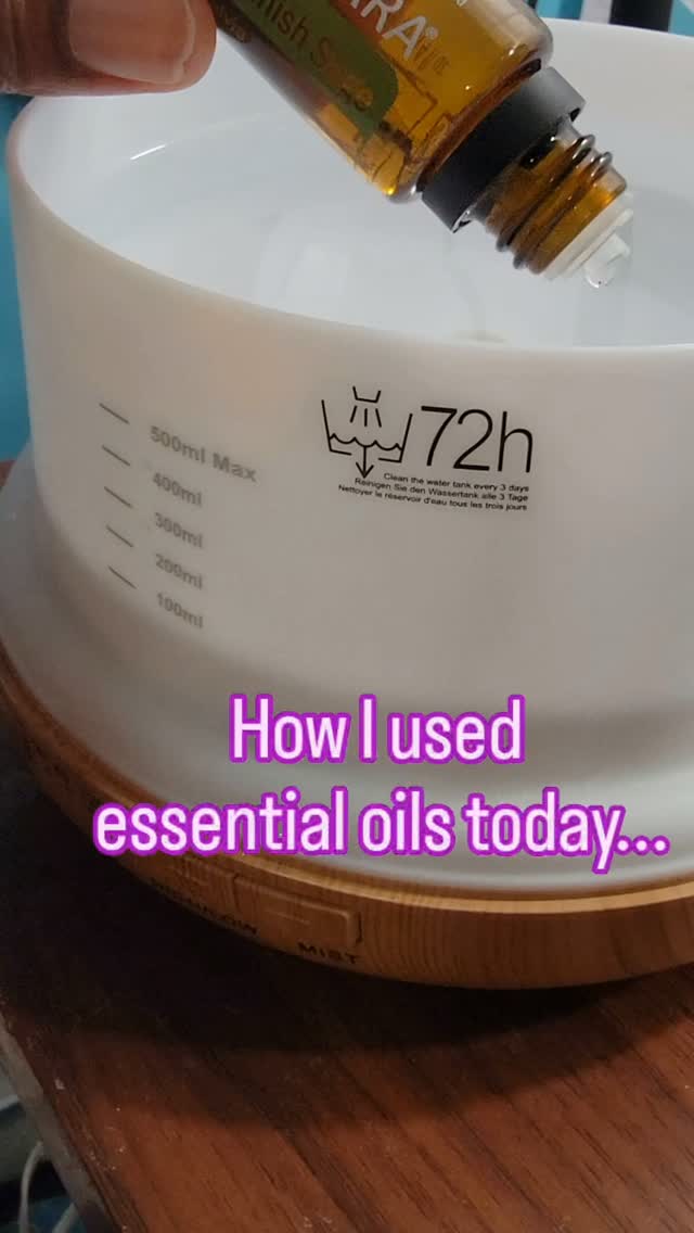 Essential oils are part of my everyday routine, but not always in the same way. I switch it up.

Today’s vibe:
💜 Spanish Sage in my diffuser
🍋 Lemon in my water
🌿 DigestZen for stomach support

That's one of the things I love about essential oils. There are so many simple ways to incorporate them into daily life.

What's your favorite way to use essential oils? I'd love to hear in the comments!

#EssentialOils #WellnessHabits #HealthyLiving #AgeWell #NaturalWellness