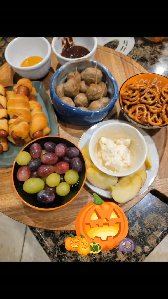 We got to spend some family love time this weekend with a little October magic. 🧡

The family was shocked that I served hot dogs. 😆 I wanted something quick and easy to fit the theme. I found the healthiest hotdogs and pre-made rolls I could get. 

A charcuterie board dinner while watching the movie was perfect.

If you're looking for fun Halloween inspiration and self-care, check out my bio link. Click the orange HOLIDAY HUB button. It's filled with so many ideas you’ll love. 💜🧡💜

#HolidayHub #HalloweenFun #OctoberMagic #WomenOver40 #HalloweenForAdults